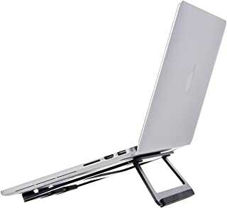 AmazonBasics – Soporte plegable de aluminio para ordenador portatil de hasta 15- Negro
