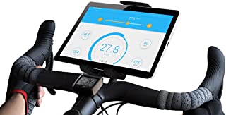 Antber Soporte Tablet Bici estatica Compatible con iPad Bicicleta Ejercicios Gym Spinning valido para Cualquier Manillar