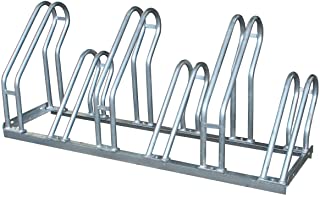Aparcabicicletas de acero galvanizado-Modul- (capacidad 6 bicicletas). Soporte para estacionar bicis (1- Aparcabicicletas)