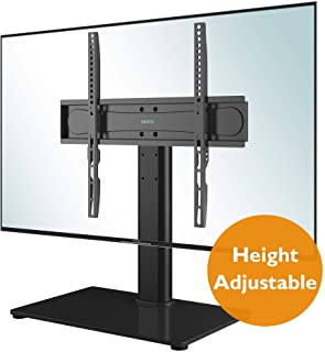 BONTEC Universal Soporte Altura Ajustable para television de 26 – 55 Pulgadas- Soporte TV Mesa para TV LCD LED Plasma- hasta 40 kg- max. VESA 400 x 400 mm