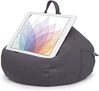 iBeani puf cojin soporte-soporte para iPad y Tablet- color gris pizarra