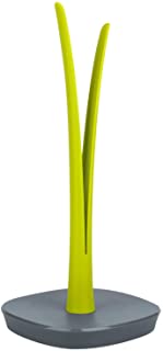KOOK TIME Portarollos de Cocina Leaf con un Diseno de una Hoja - Soporte para Papel de Cocina Hecho en ABS-PP - Porta Rollos de Papel de Cocina- Color Verde