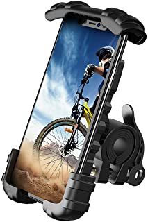 Lamicall Soporte Movil Bicicleta- Soporte Motocicleta - Universal Rotacion 360°Soporte Manillar para Phone 11 Pro MAX- XS MAX- XR- X- 8- 7- 6S- Samsung S10 S9 S8 S7- Huawei- 4.7-6.8- Smartphones