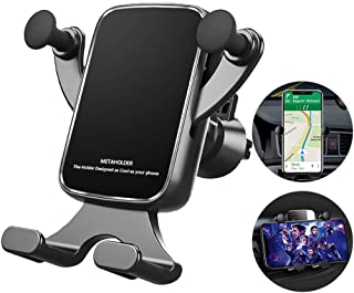 McNory Soporte Movil Coche Gravedad- 360° Rotacion Universal Soporte Movil para Rejilla del Aire-para iPhone XS-XS MAX Google Pixel 3 XL-Samsung-GPS y Otros Smartphone