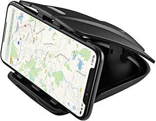Mpow Soporte Movil Coche - Soporte Movil para Coche para Salpicadero- Soporte Movil Pinza- para iPhone XR-XS Max-X-8-7-6- Samsung Galaxy S10-S9-S8-S7-S6- Huawei- Xiaomi- Navman GPS- etc.