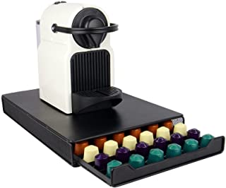 Nespresso 60 Pod Holder - Drawer Capsule Storage & Coffee Machine Stand - M&W