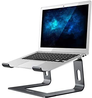 NULAXY Soporte de Portatil- Laptop Stand para 11-15.6 Pulgadas Aluminium- Soporte Ordenadores Portatiles Desmontable(Gray)
