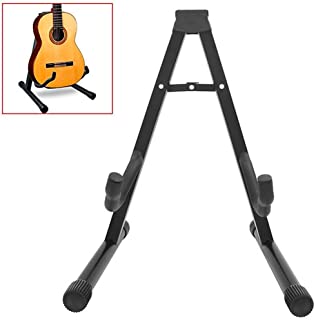 OcioDual Soporte Universal Plegable de Suelo Ajustable Compatible con Todas Las Guitarras Acustica Electrica Espanola Forma-A