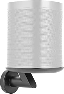 RICOO Soporte Altavoz para Montaje Pared LH054 Base para Sonos One- One SL & Play:1 Wall-Mount Universal para bafles Bluetooth Soundbox WLAN Airplay Speaker 1 Pieza Color Negro