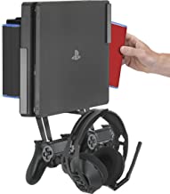 Soporte de Pared GamingXtra para PS4-PS4 Pro-PS4 Slim Paquete de Montaje en Pared PS4 Series Negro