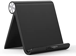 UGREEN Soporte Tablet- Multiangulo Soporte Ajustable para 4 a 10- Tablets y Moviles- como iPad Pro 2018- iPad Mini- Lenovo TAB4 10- Huawei Media Pad- Xiaomi A2- Mi 8 Lite- Samsung Galaxy Tab (Negro)