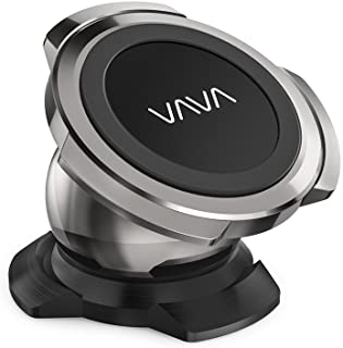 VAVA Soporte Magnetico Movil para Coche Universal- Porta Movil Coche- Rotacion 360 Grados con Iman Fuerte y Adhesivo 3M para iPhone 11-Pro-Max-X-8 -7-6- Samsung Galaxy S8-S7-S6 - Huawei y Mas