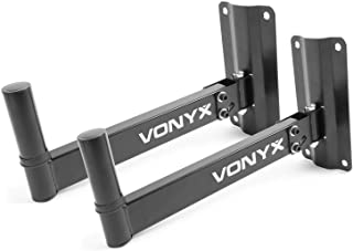 Vonyx WMS-02 Wallbracket 2 Unidades Brida de 35mm Carga maxima de 25 kg